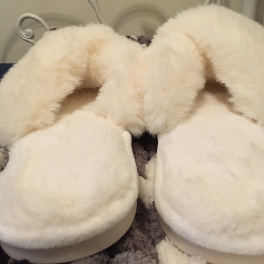 Slippers Faux Rabbit Fur - Picture 4 of 5